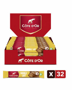Batons double lait 46gr x 32