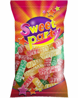 Snoepzakjes 60g Zure Harde Sticks 