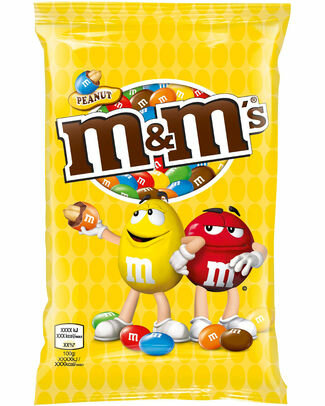 M&amp;M&#039;s grote zakjes Peanuts 100g
